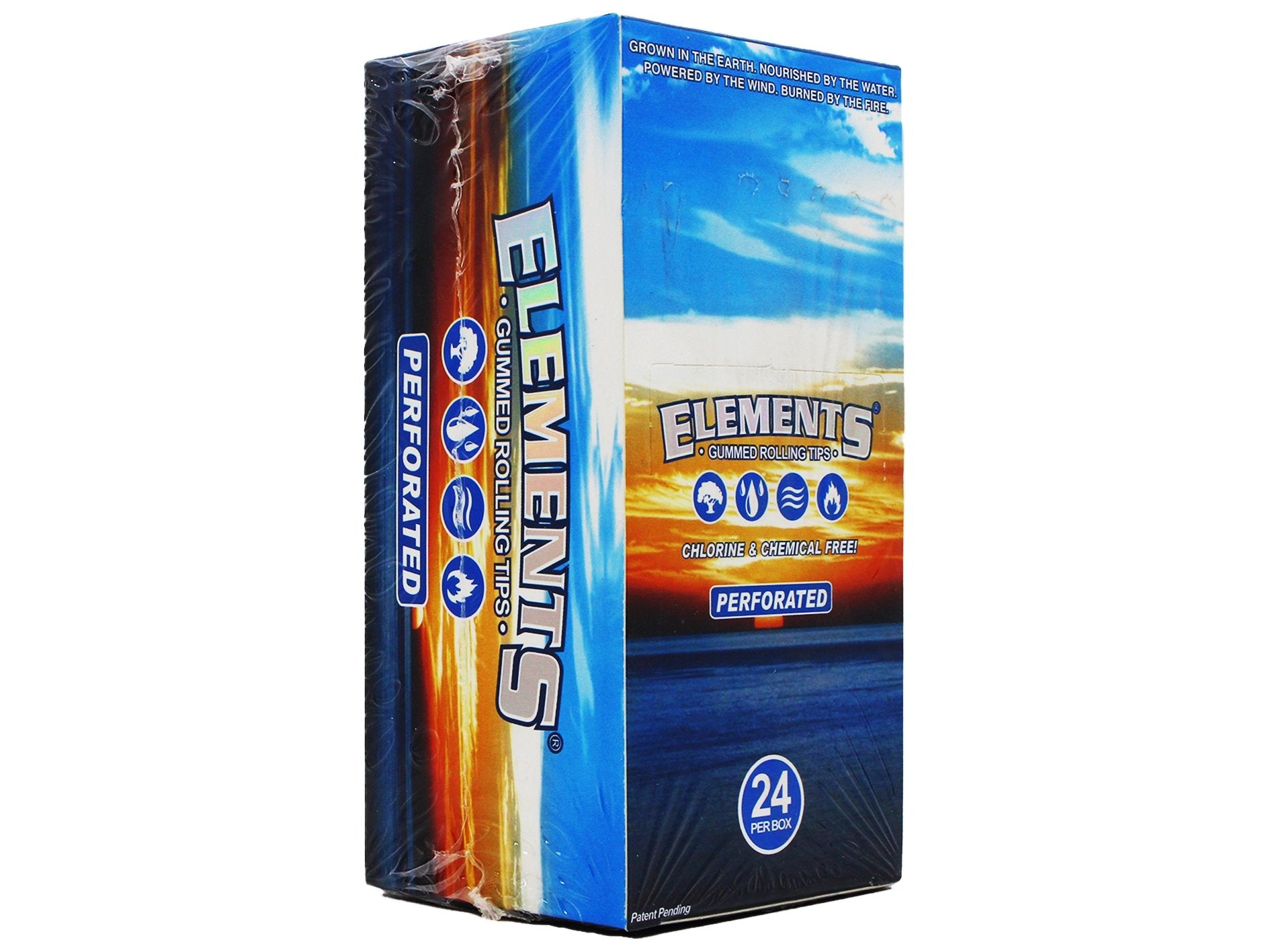 Element Paper Tips Box ELEMENTS Paper Rolling Tips Perforated – VIR Wholesale