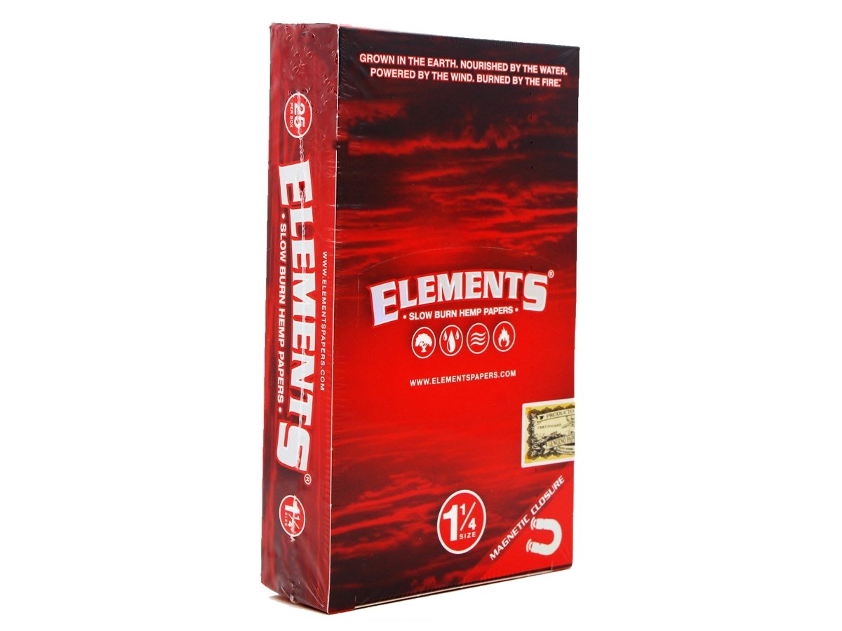 ELEMENTS Red ¼ Rolling Papers - VIR Wholesale