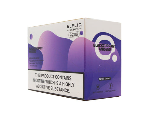 ELFLIQ - ELFBAR E-Liquids - 10ml Nic Salt E-liquid Range - 20mg - VIR Wholesale
