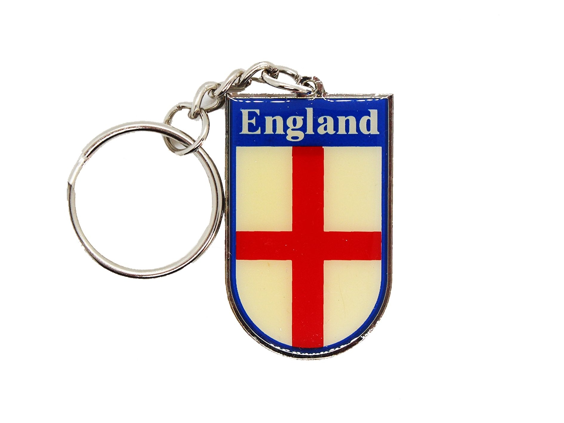 England Key Rings - Assorted Designs - 12 Per Pack - VIR Wholesale