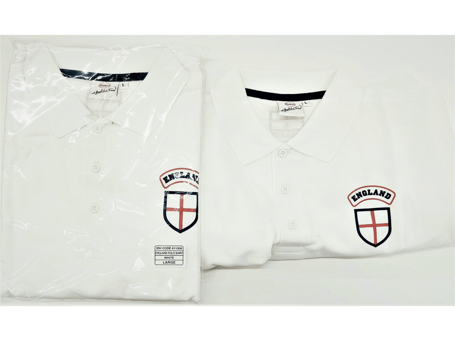 England Polo Shirt Large - VIR Wholesale