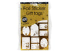 Foil Sticker Golden Gift Tags - VIR Wholesale