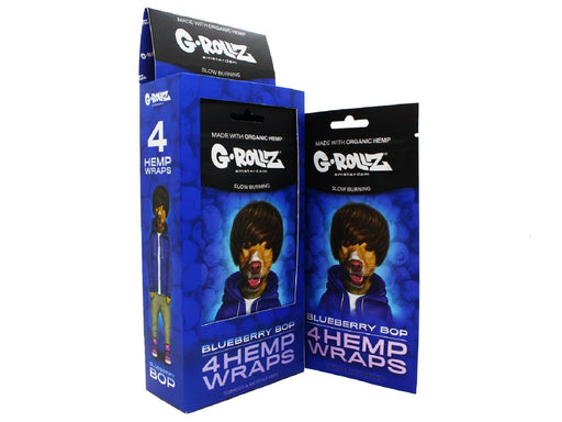 G-Rollz Hemp Wraps - 15 Per Box - 4 Per Pack - Blueberry Bop - VIR Wholesale