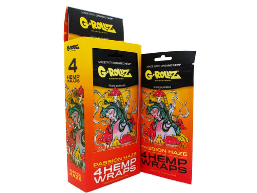 G-Rollz Hemp Wraps - 15 Per Box - 4 Per Pack - Passion Haze - VIR Wholesale