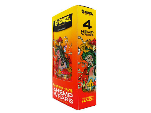 G-Rollz Hemp Wraps - 15 Per Box - 4 Per Pack - Passion Haze - VIR Wholesale
