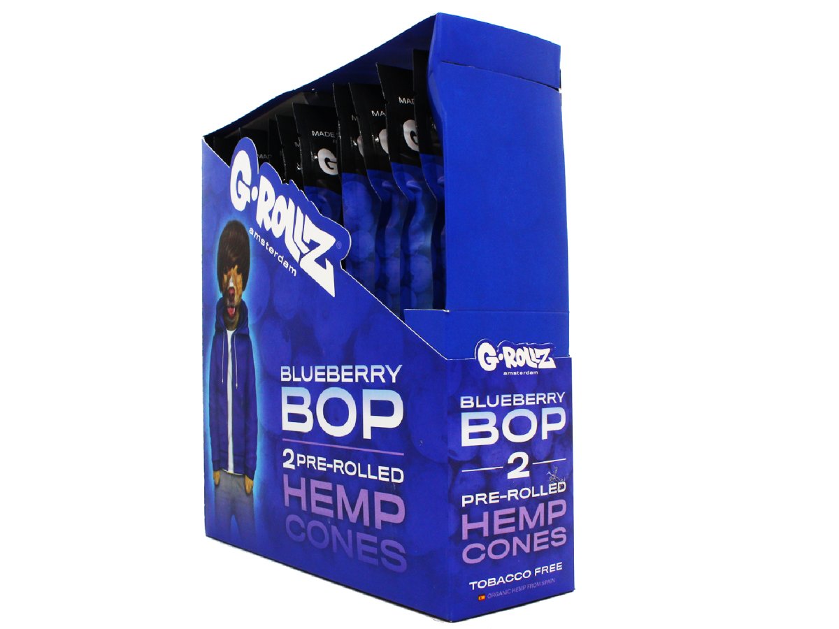 G-ROLLZ Pre-Rolled Hemp Cones - 12 Packs Per Box - 2 Cones Per Pack ...