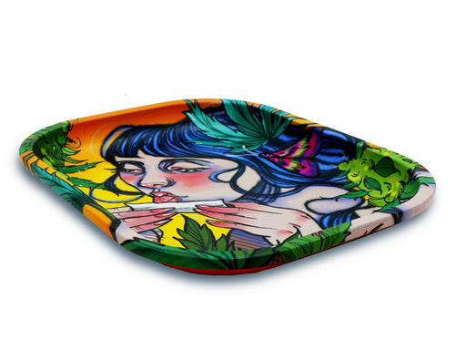 G- Rollz Small Rolling Tray - Moth Lick - VIR Wholesale