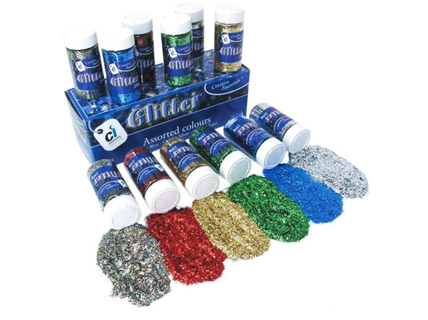 Glitter Pots Assorted (12 x 10g) - VIR Wholesale