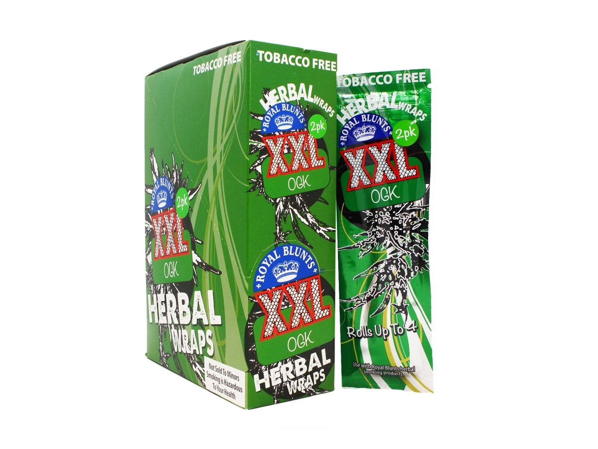 HEMP A RILLO Royal Blunt XXL Wraps 25 Per Box - 2 Per Pack - OGK – VIR ...