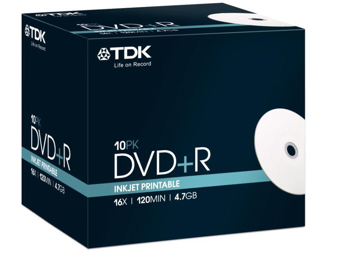 Individually Wrapped TDK DVD+R (16x120Min / 4.7gb) 10 Pack - VIR Wholesale