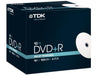 Individually Wrapped TDK DVD+R (16x120Min / 4.7gb) 10 Pack - VIR Wholesale