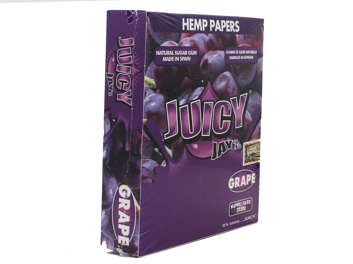 JUICY JAYS King Size Slim Rolling Paper Full Box 24 - VIR Wholesale