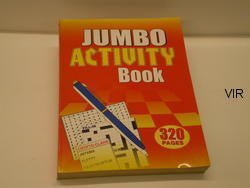 JUMBO Activity Book 320 Pages - VIR Wholesale