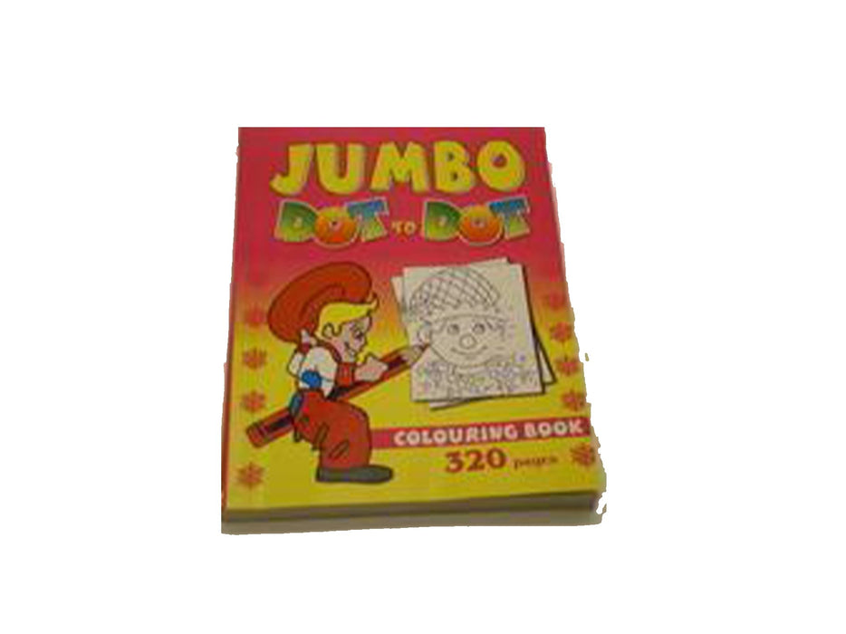 JUMBO Dot-To-Dot Colouring Book 320 Pages - VIR Wholesale