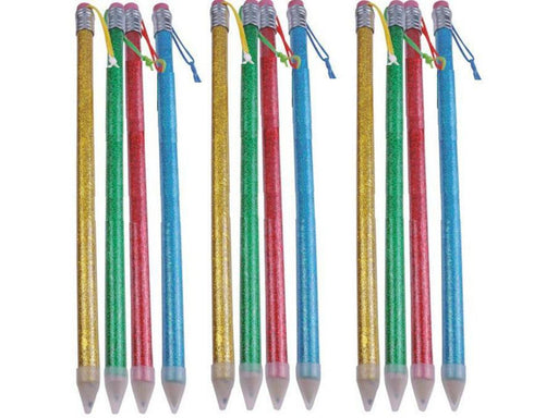 JUMBO Glitter Pencils (2 Pack) - VIR Wholesale