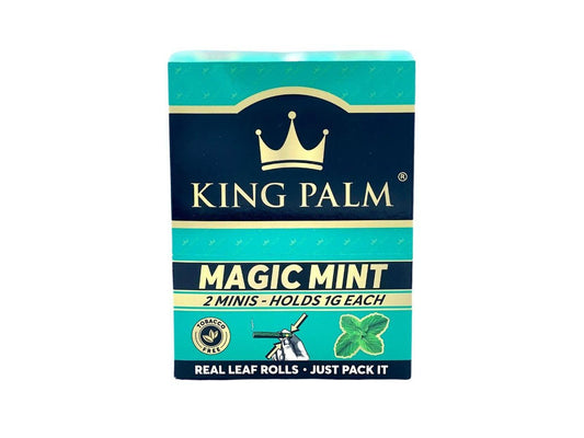 KING PALM 2 Mini Rolls Magic Mint - 20 Pack - VIR Wholesale