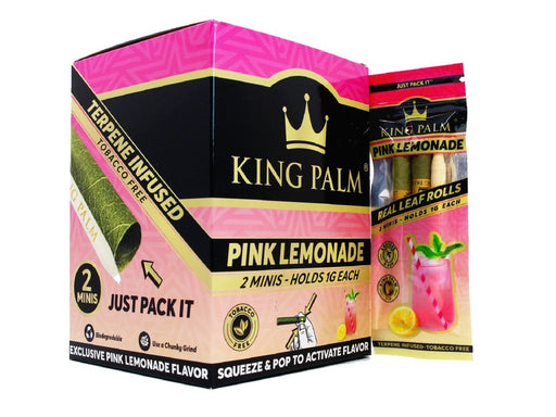 KING PALM 2 Mini Rolls - Pink Lemonade - VIR Wholesale
