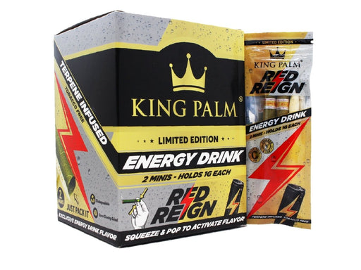 KING PALM 2 Mini Rolls Red Reign (Energy Drink) - 20 Pack (Limited Edition) - VIR Wholesale