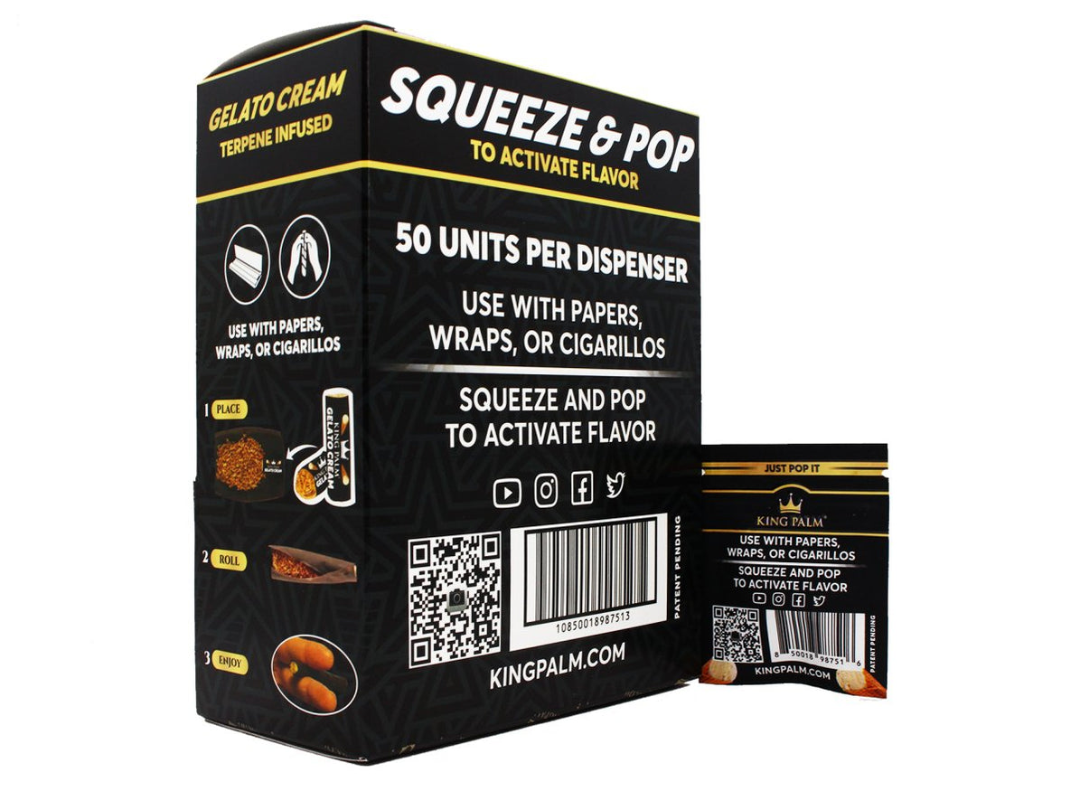 King Palm Flavoured Filter Tips 50 Packs Per Box 2 Tips Per Pack — VIR Wholesale