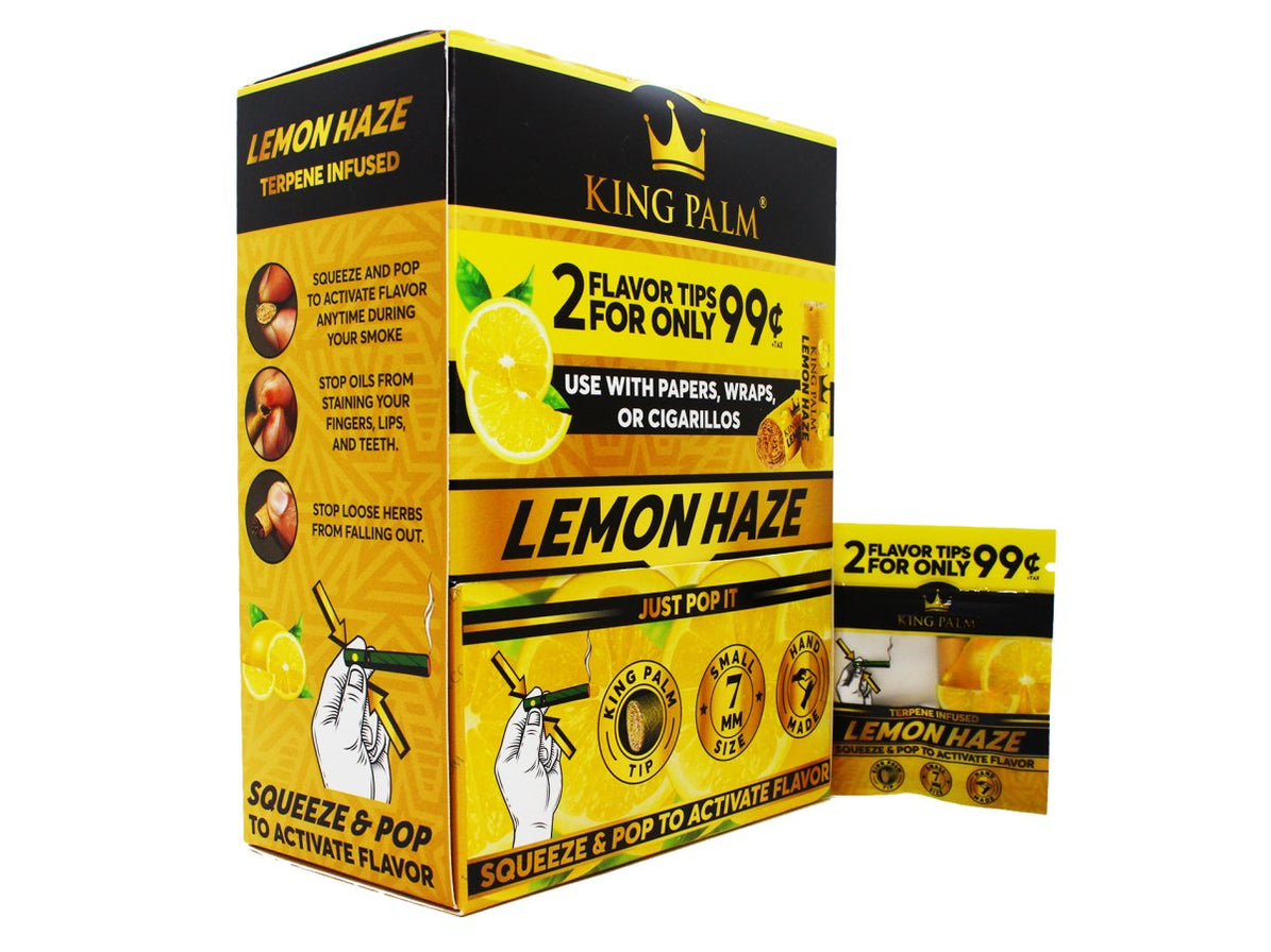 King Palm Flavoured Filter Tips 50 Packs Per Box 2 Tips Per Pack — VIR Wholesale