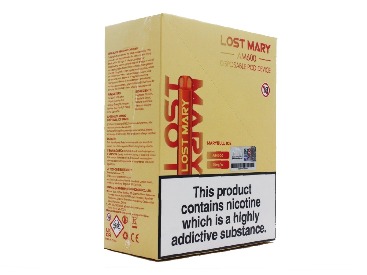 LOST MARY AM600 Disposable Vape Device - 600 Puffs - VIR Wholesale