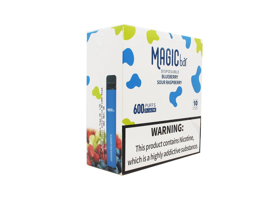 MAGIC BAR 600 Puffs Disposable Pod Device 550mAh 2ml TPD Compliant - VIR Wholesale