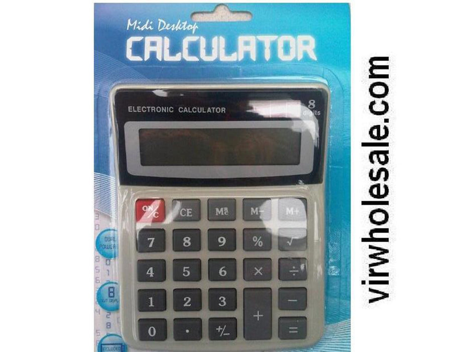 MIDI Electronic Calculator Blister (8 Digits) - VIR Wholesale