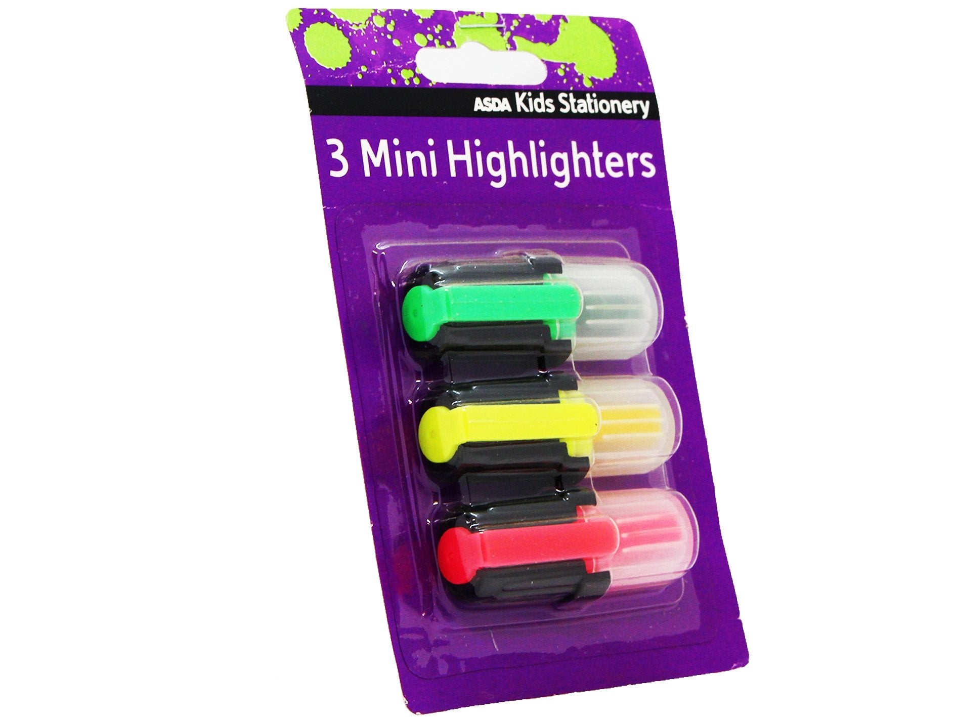 Mini Highlighters 3 Assorted - VIR Wholesale