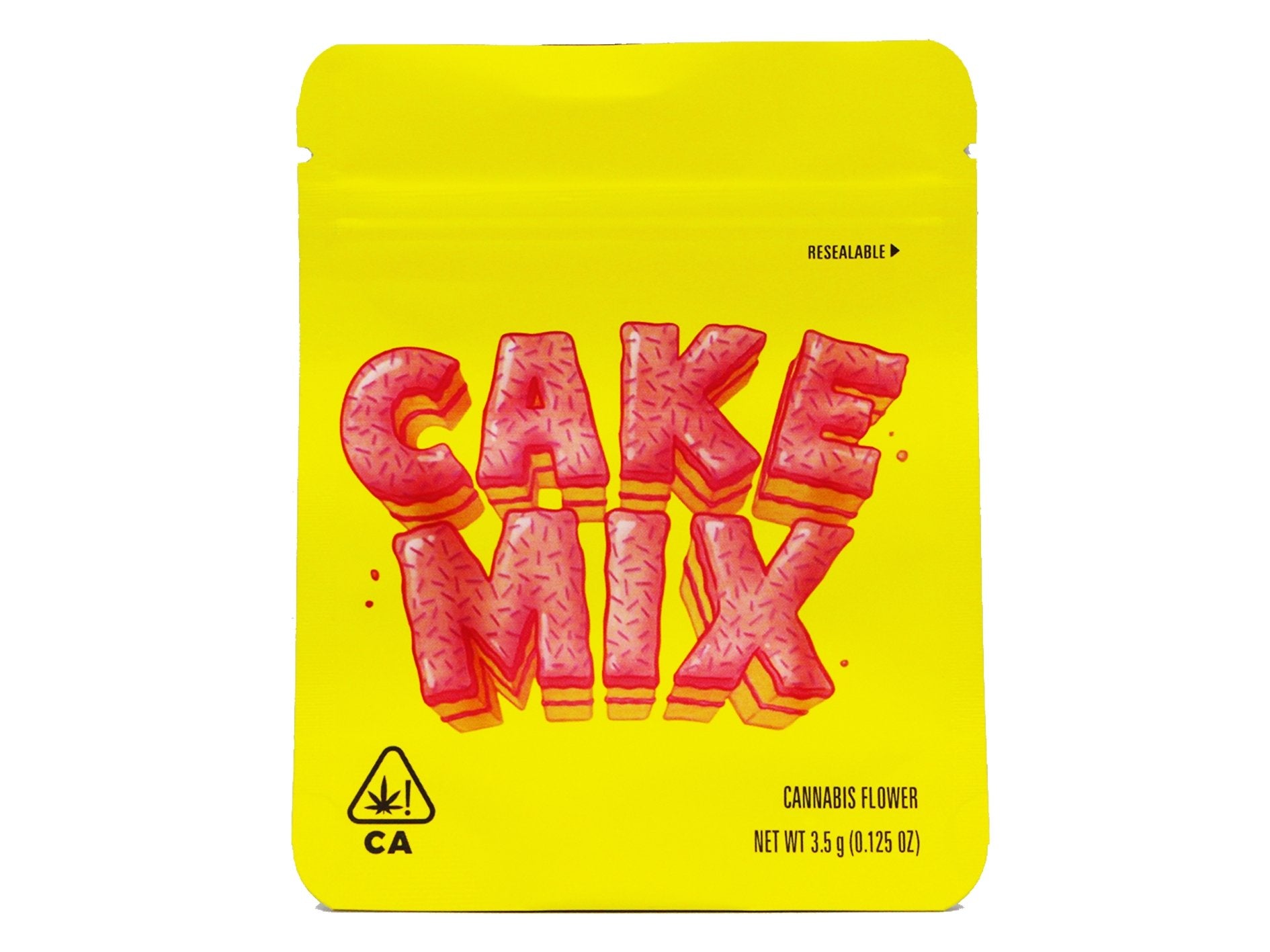 MYLAR Cookies Smell Proof Baggies- Cake Mix 50 Pack - VIR Wholesale