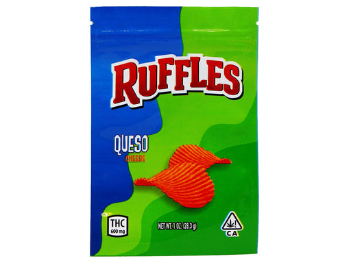 MYLAR Smell Proof Edibles Baggies- Ruffles/Fritos 50 Pack - VIR Wholesale
