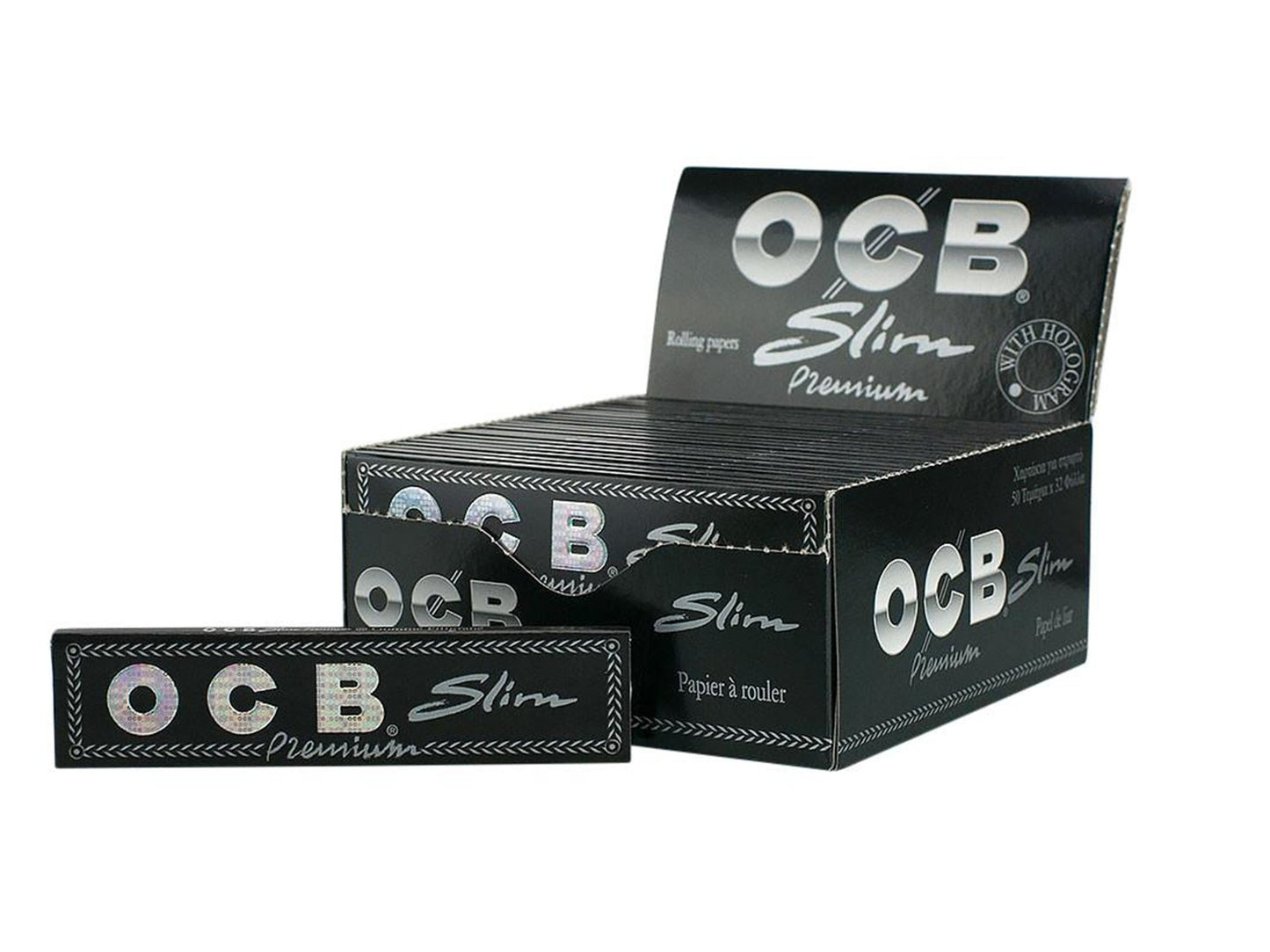 OCB Premium King Size Slim Rolling Papers - VIR Wholesale