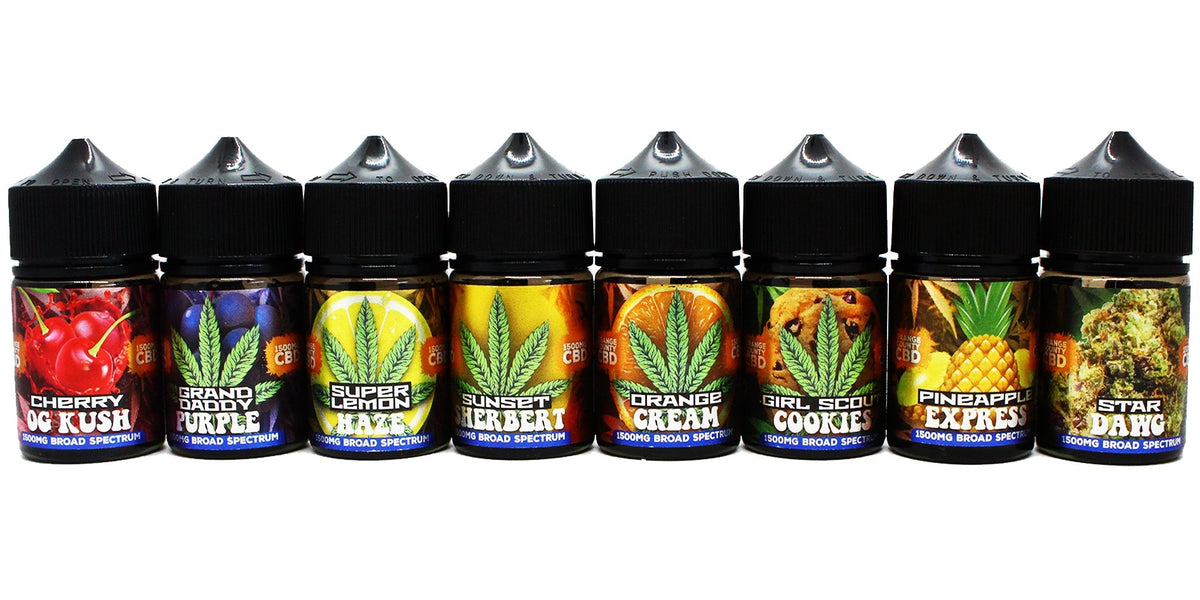 Orange County CBD E LIQUID Cali Range - 1500MG - 50ml VIR Wholesale Orange County CBD E LIQUID Cali Range - 1500MG - 50ml VIR Wholesale