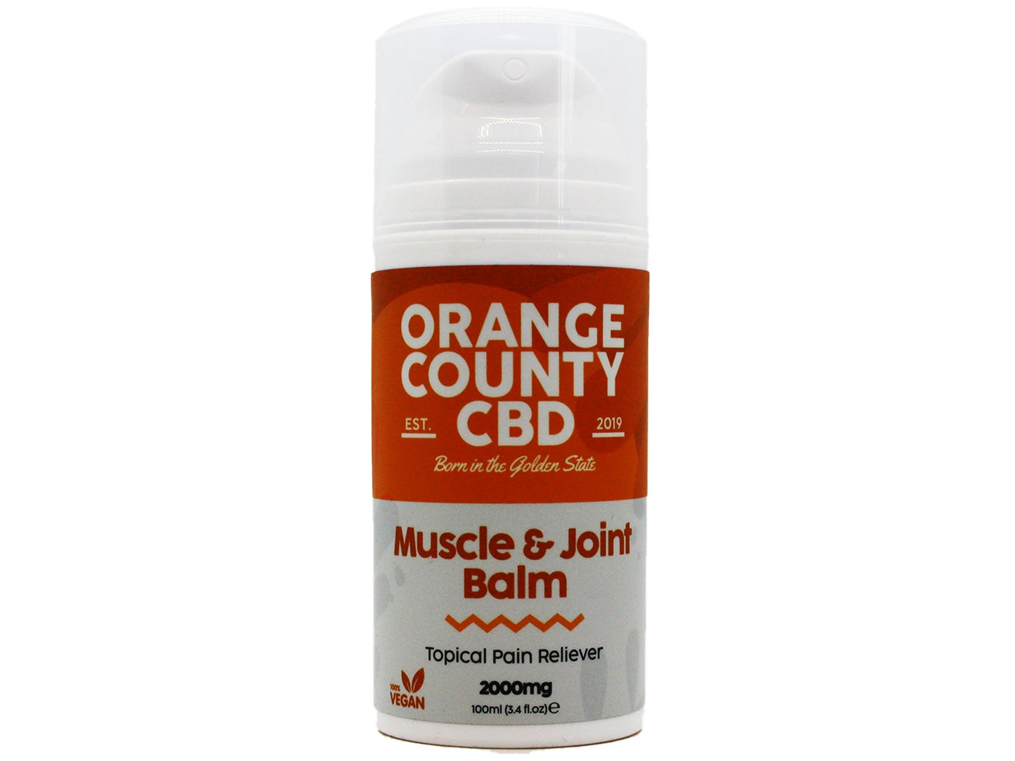 ORANGE COUNTY CBD Muscle & Joint Balm - 1000/500mg - 50/100ml - VIR Wholesale