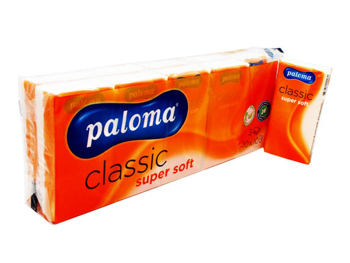 Paloma Super Soft Pocket Tissues (30 Packs Per Box X 10 Packs of 10) - VIR Wholesale