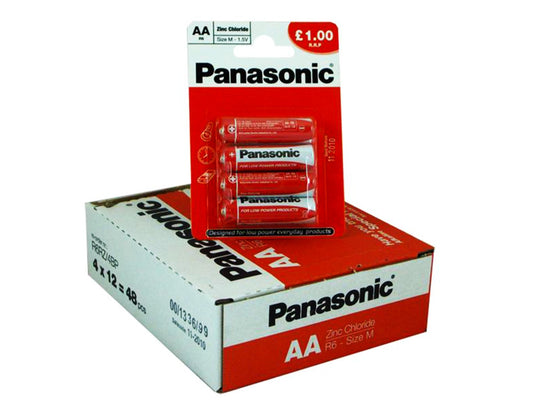 PANASONIC AA Battery 12 Pack - VIR Wholesale