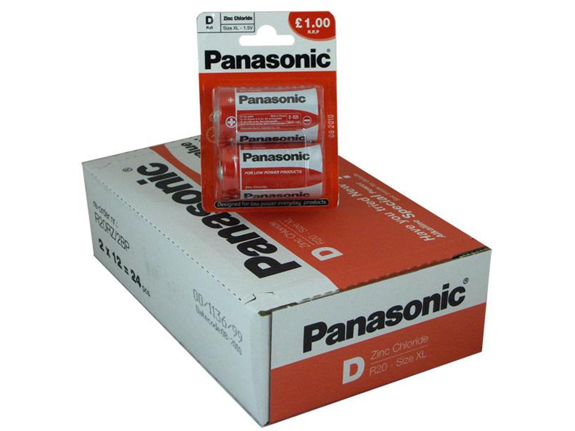 PANASONIC D Size Battery 12 Pack - VIR Wholesale