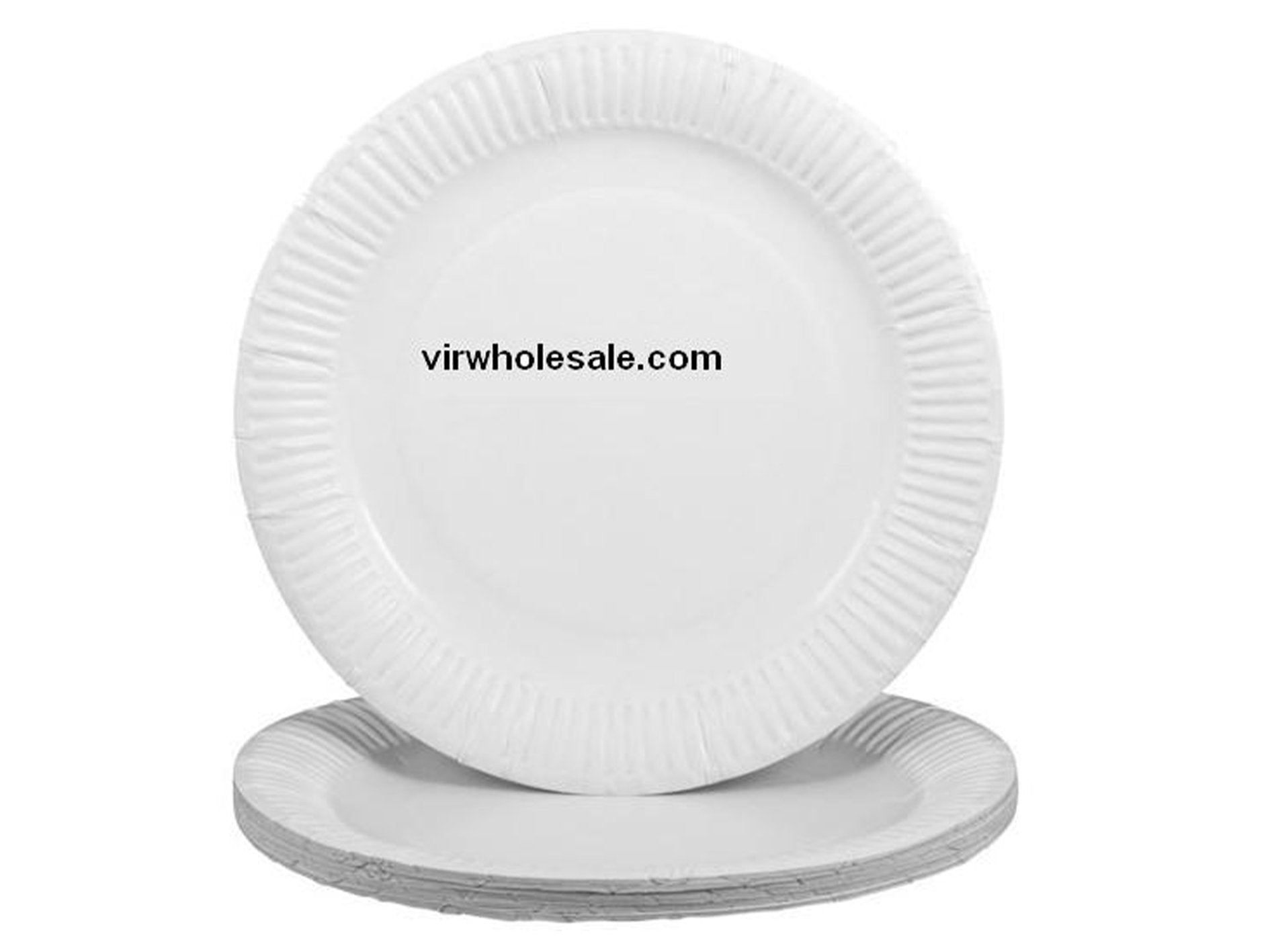 Paper Plates Medium 30 Pack 23cm - VIR Wholesale
