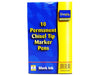 Permanent Chisel Tip Markers Black 10 Pack - VIR Wholesale