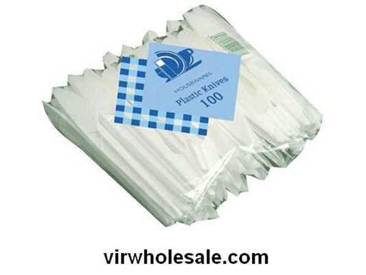 Plastic Knives 100's - VIR Wholesale