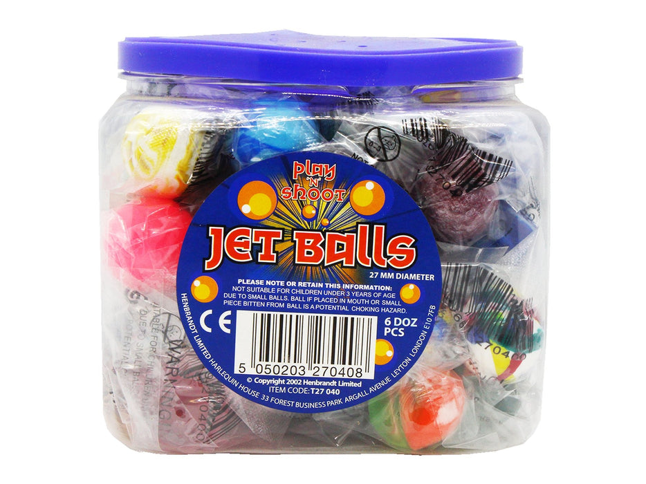Play & Shoot Jet Balls 27mm. - VIR Wholesale