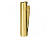 Polished Metal CLIPPER Lighter in Gold + Gift Tin - VIR Wholesale