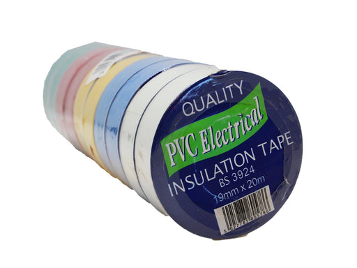 PVC Electrical Insulation Tape 19mmX20m - VIR Wholesale