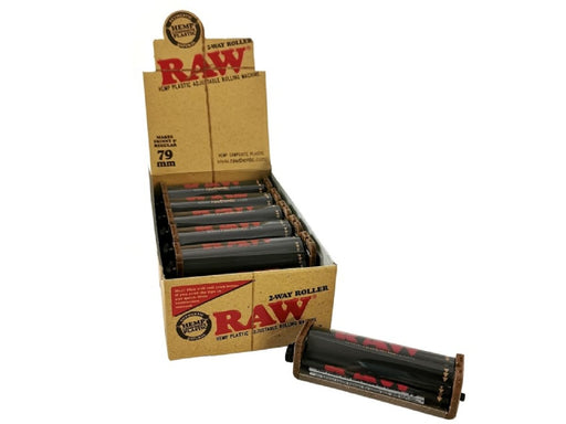 RAW 2- Way Roller 79mm Regular Single Wide Rolling Machines 12 Per Box - VIR Wholesale