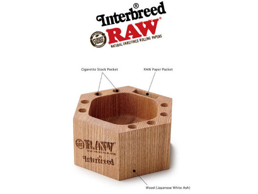 RAW Ashtray X Interbreed Chilling Wood - VIR Wholesale