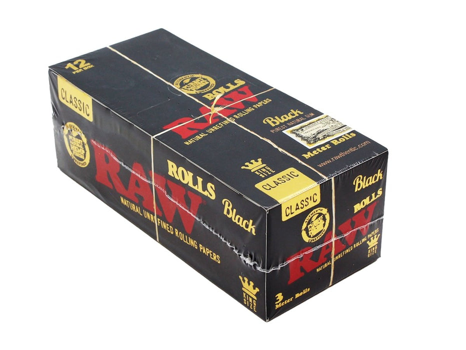RAW Black Rolls - 3M - VIR Wholesale