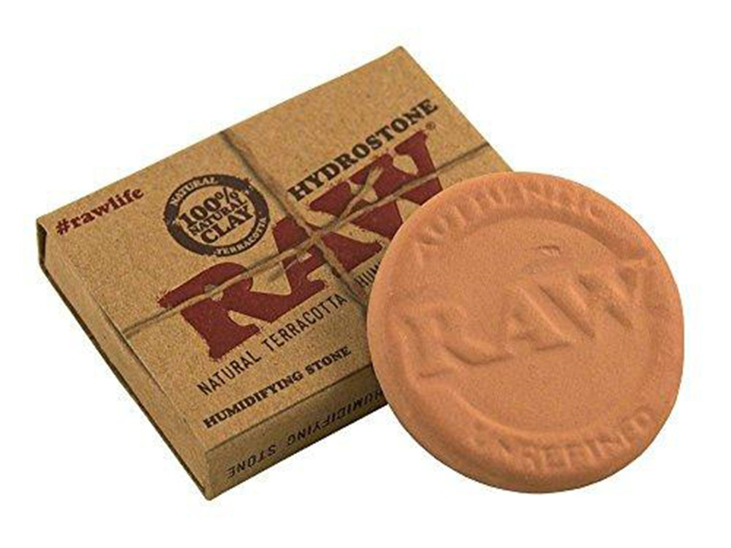 RAW Brand Terracotta Humidifying Hydrostone Tobacco Moisture Clay Stone (New Product From RAW) - 1 Hydrostone - VIR Wholesale