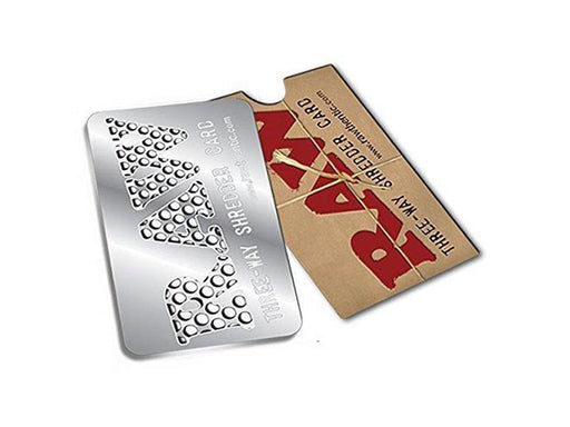 RAW Brand Three Way Shredder V-Syndicate Design And Technology Wallet Grinder - VIR Wholesale
