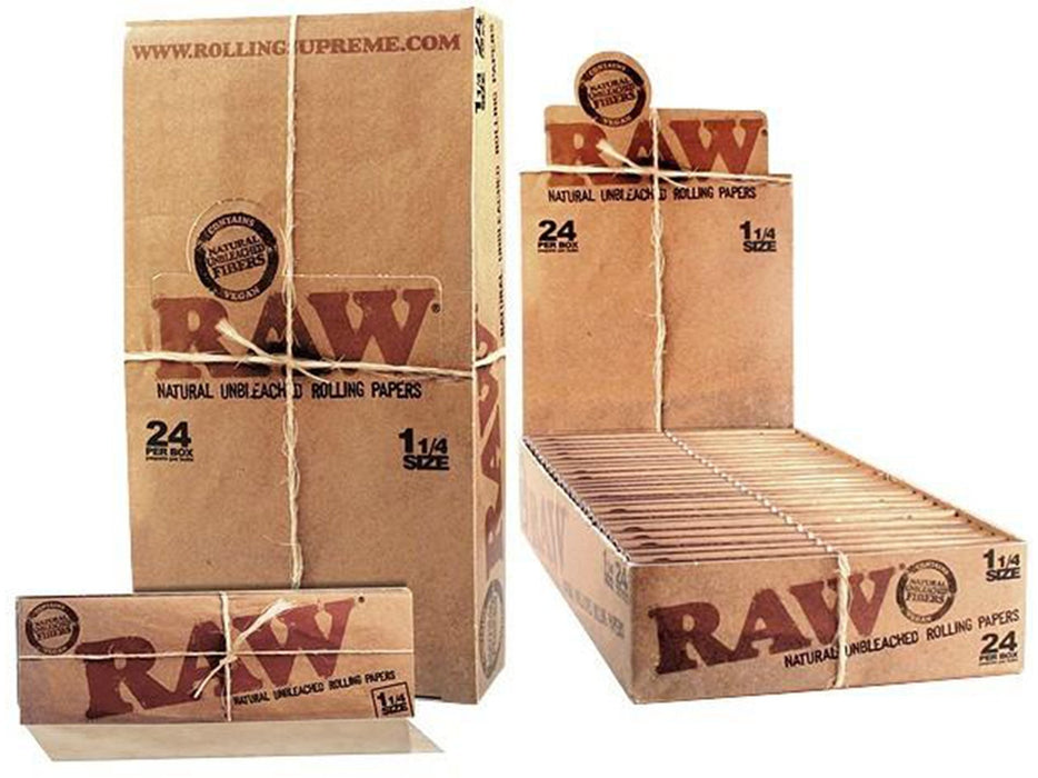 RAW Classic 1 1¼Rolling Papers - VIR Wholesale