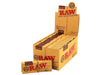 RAW Classic Connoisseur Single Wide Standard Size Rolling Papers With Tips - VIR Wholesale