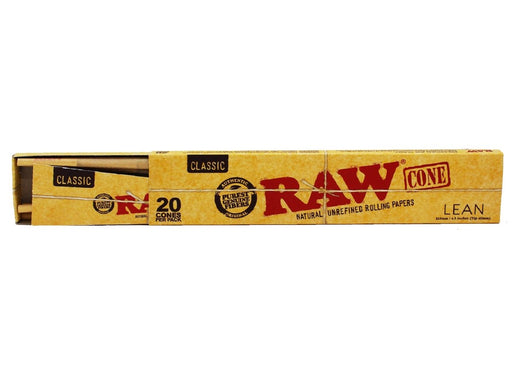 RAW Classic King Size Pre-Rolled Lean Cones - 20 Pack - VIR Wholesale